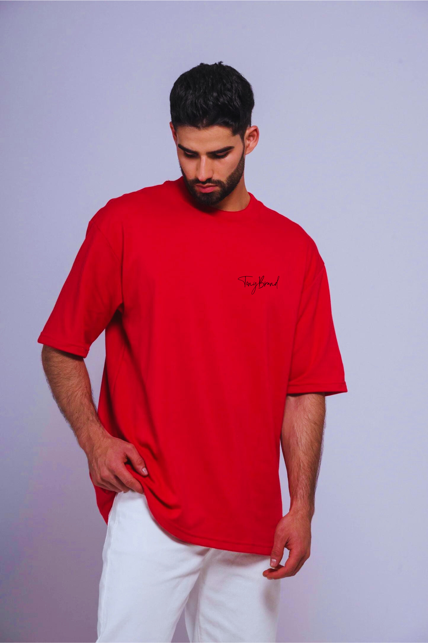 Camiseta Oversize Roja